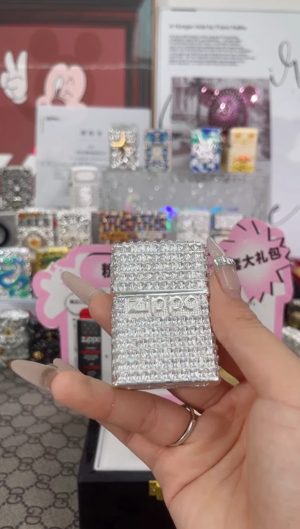 镜面ZIPPO满钻星辰