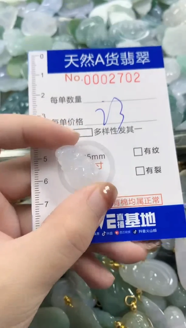 颈饰未镶嵌翡翠天然A货翡翠