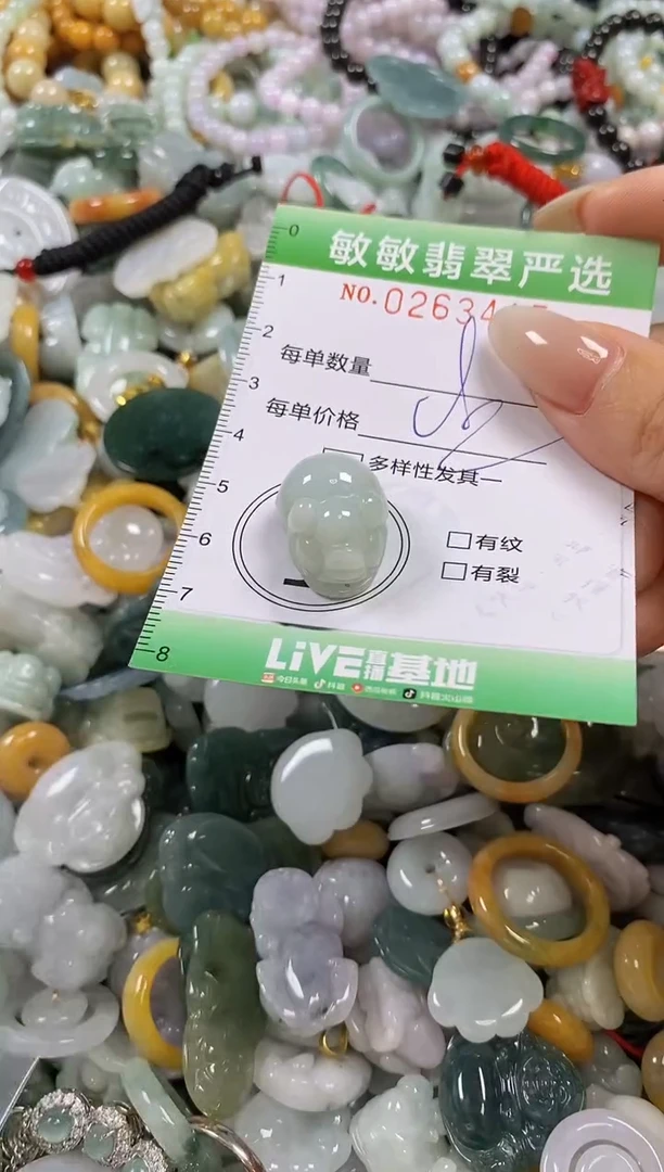 翡翠未镶嵌颈饰闪购0263415多样性发其一