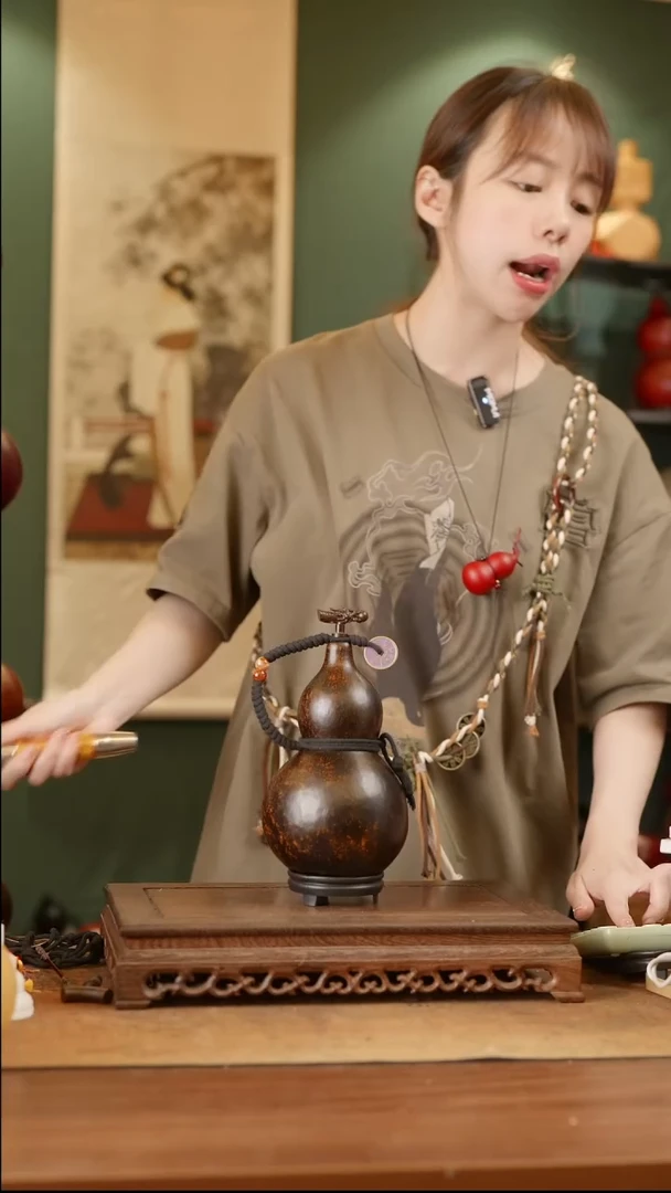 353号精品天然大漆酒葫芦一物一拍~/