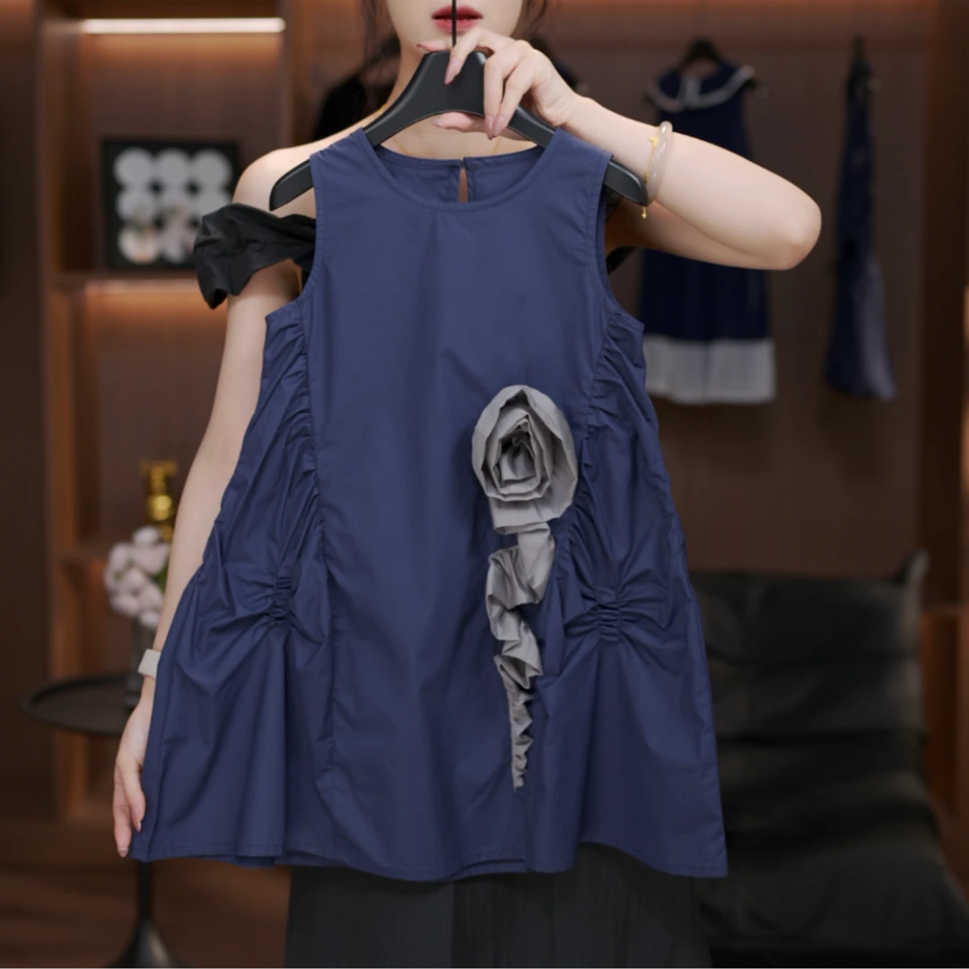 bufan【青现货】高品质女童连衣裙夏季凉感小众设计感显瘦小女孩亲