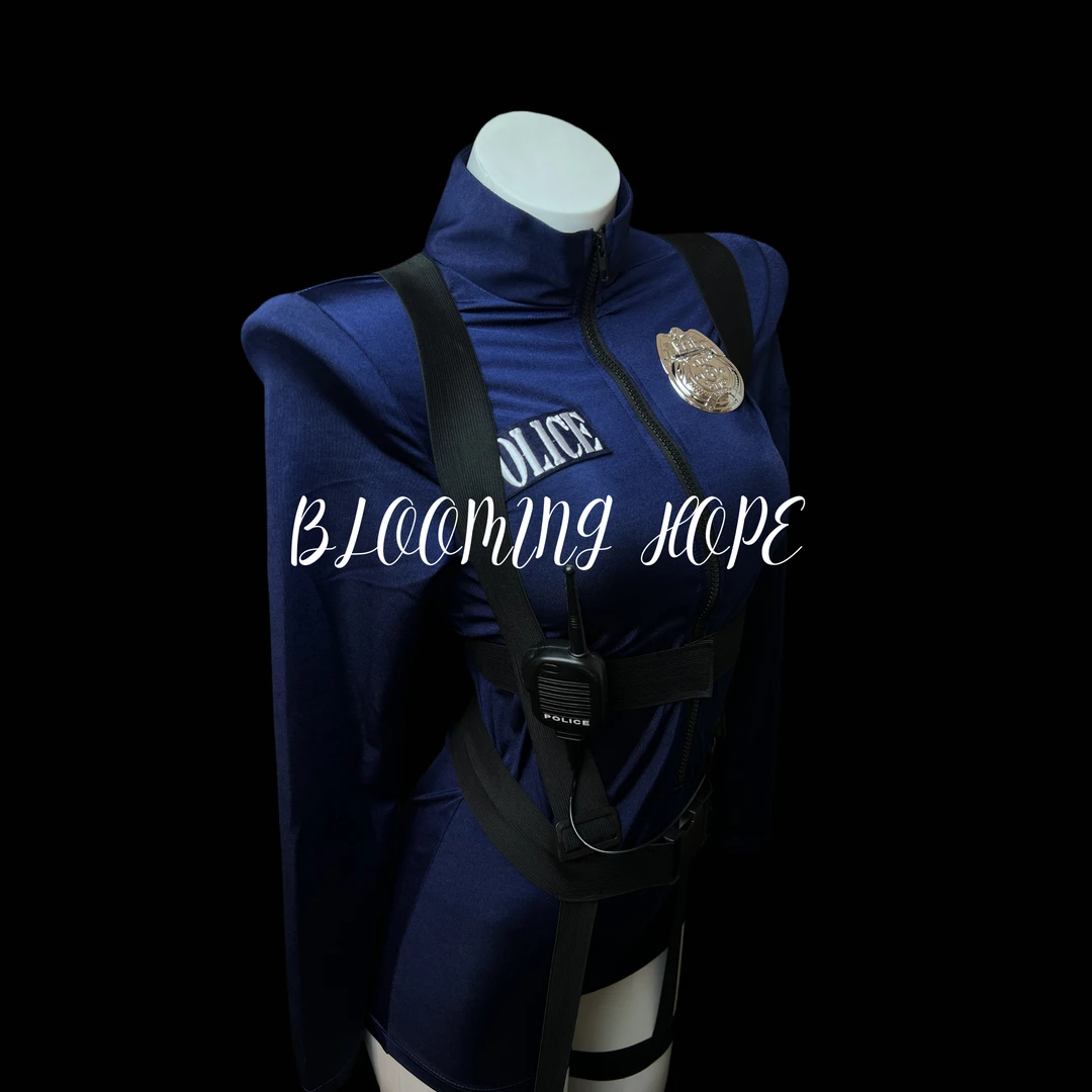 BLOOMINGHOPE制服女机车双头拉链cospaly角色扮演制服