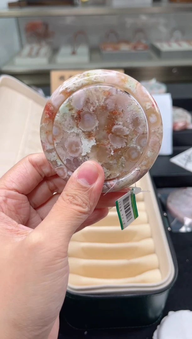 未镶嵌手镯石英质玉57圈口（赠品镯心）2S9301