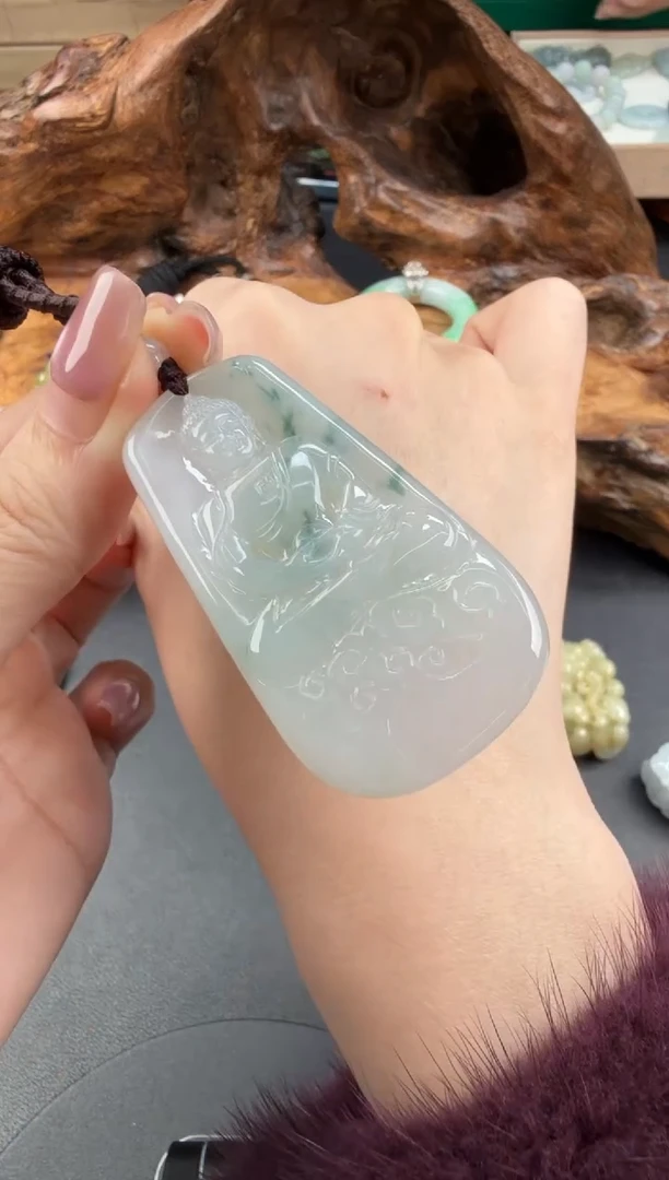 吊坠(不含链)未镶嵌翡翠翡翠饰品-301