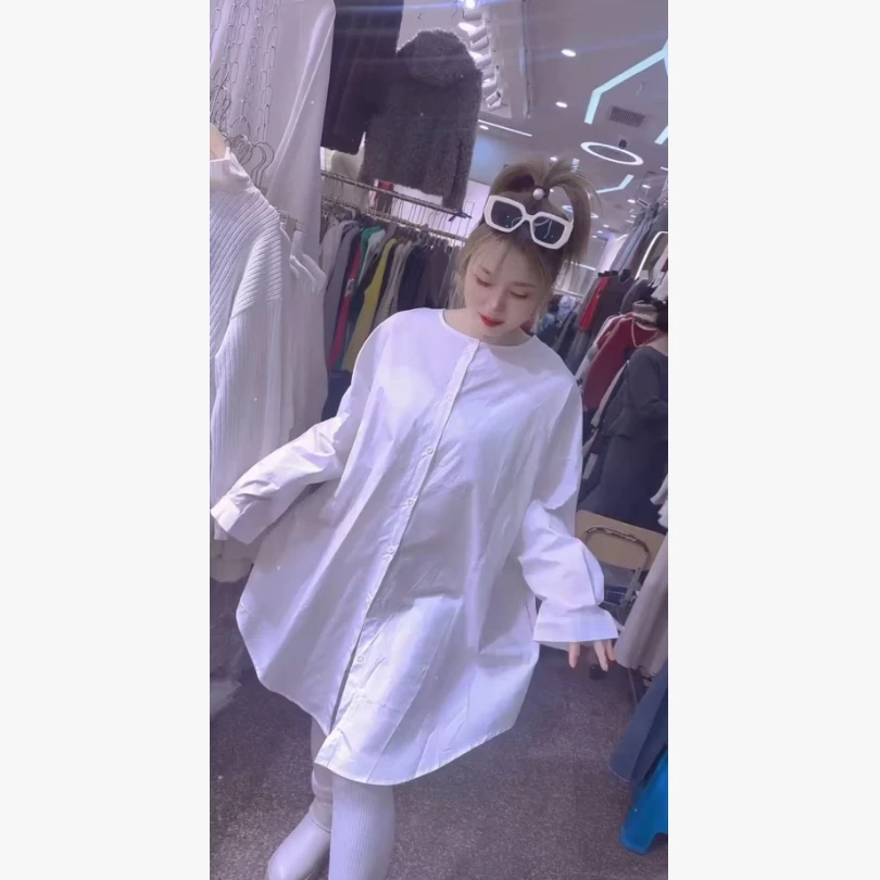 韩版T恤衬衫（90斤穿到180斤）160以上穿