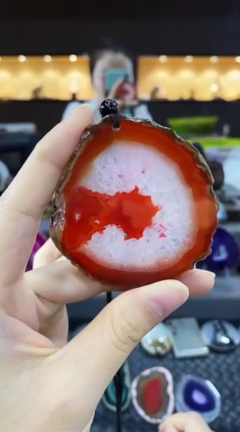 未镶嵌颈饰玛瑙/玉髓陌*柔玛瑙