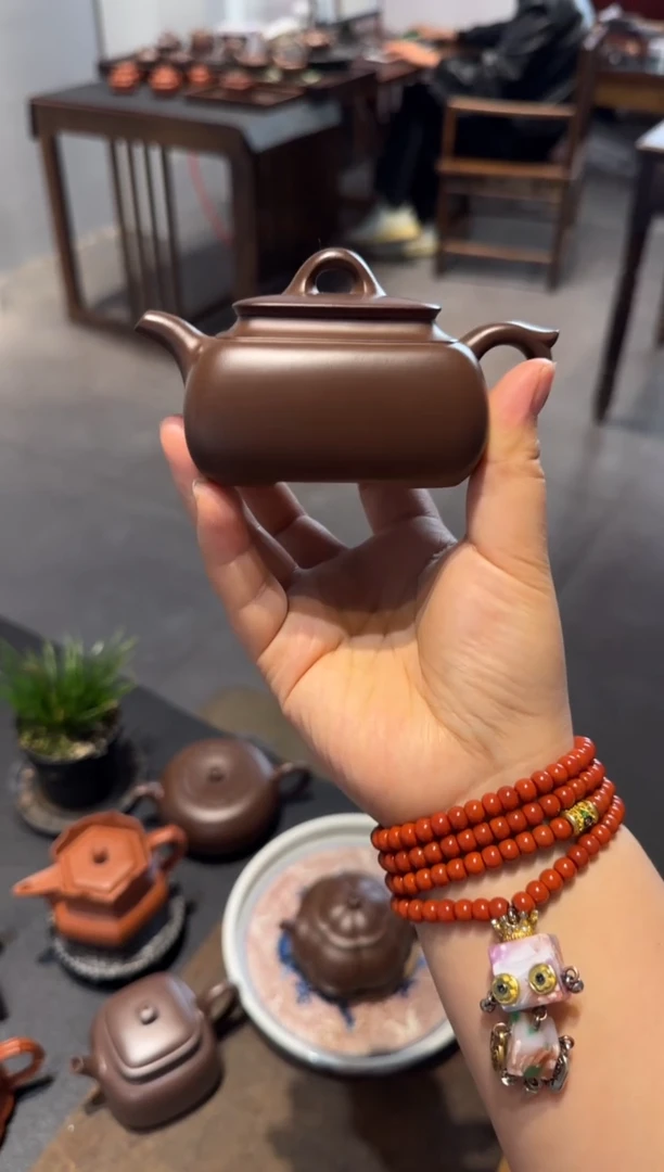 茶壶紫砂长四方 紫砂壶