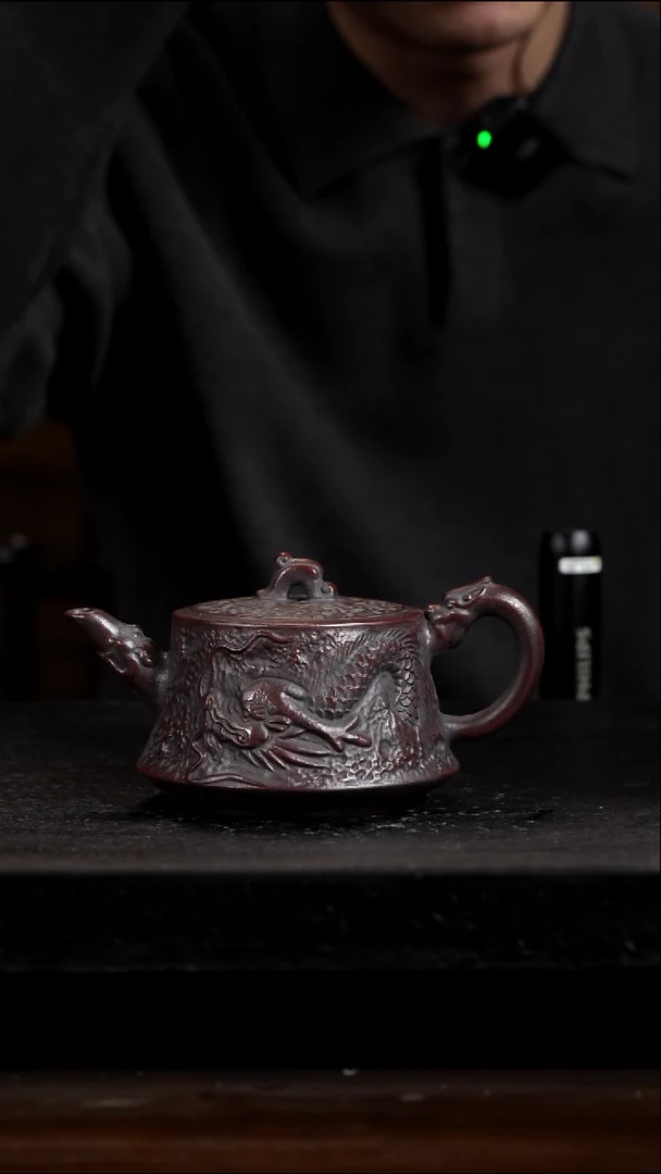 茶壶紫砂宜兴岁颐传器原矿全手34