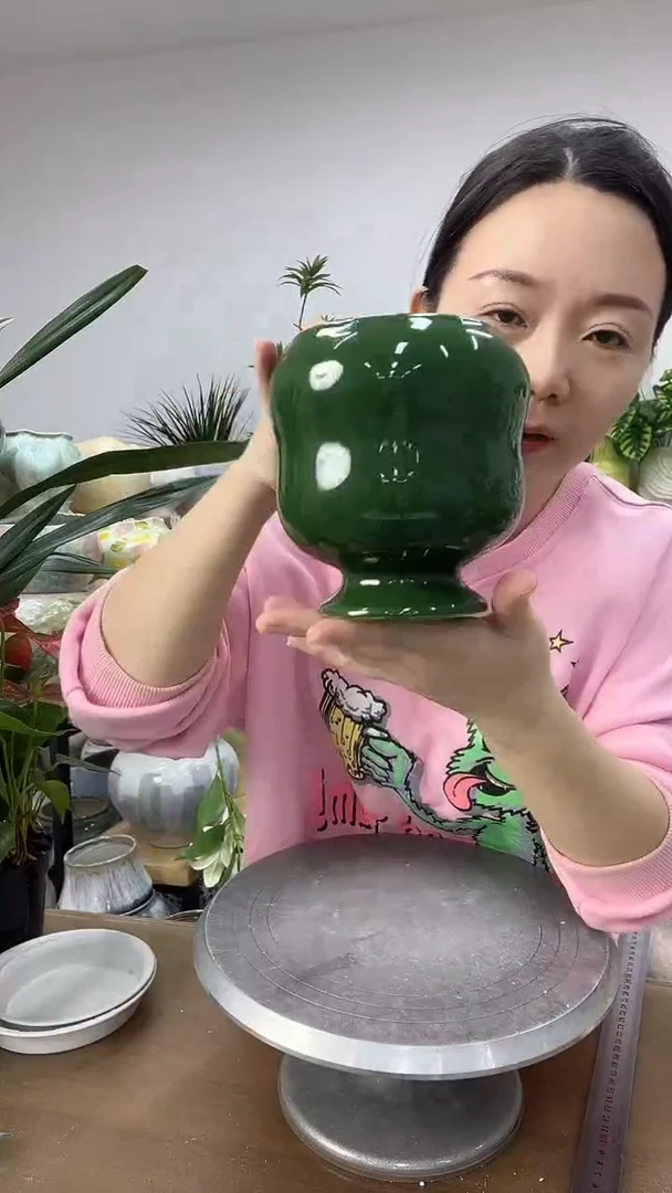 11.14陶瓷花盆直播链接高.      口9