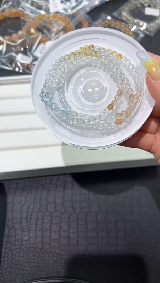 未镶嵌手链托帕石27g多样性发其一【1条】默认微瑕