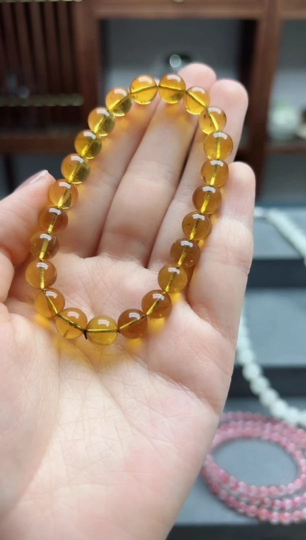 【闪购商品】蓝珀裸石未镶嵌蓝珀手串ZD
