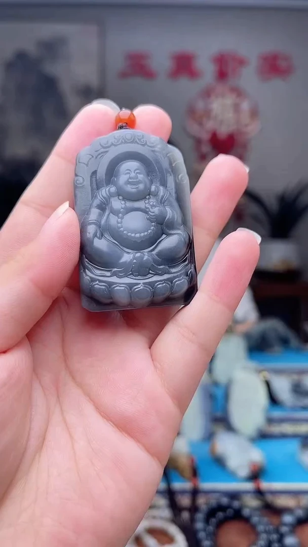 和田玉未镶嵌挂件1