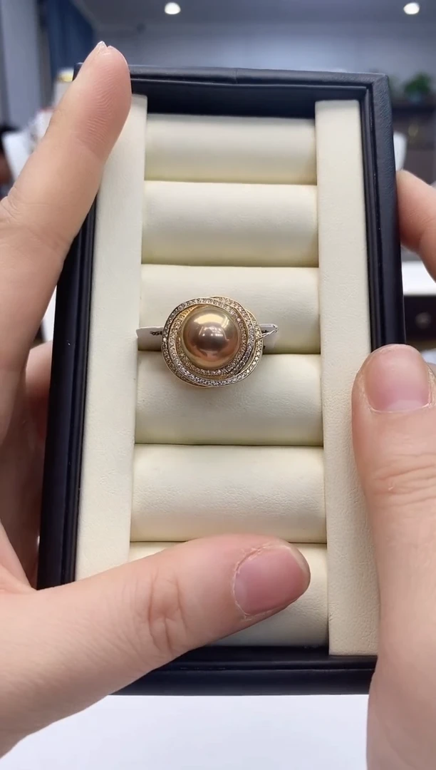 【闪购商品】淡水珍珠戒指银S925镶嵌淡水戒指