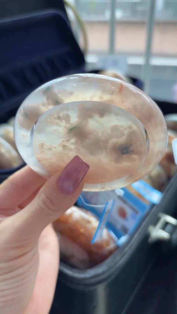 石英质玉手镯未镶嵌C623(59圈赠送镯心)