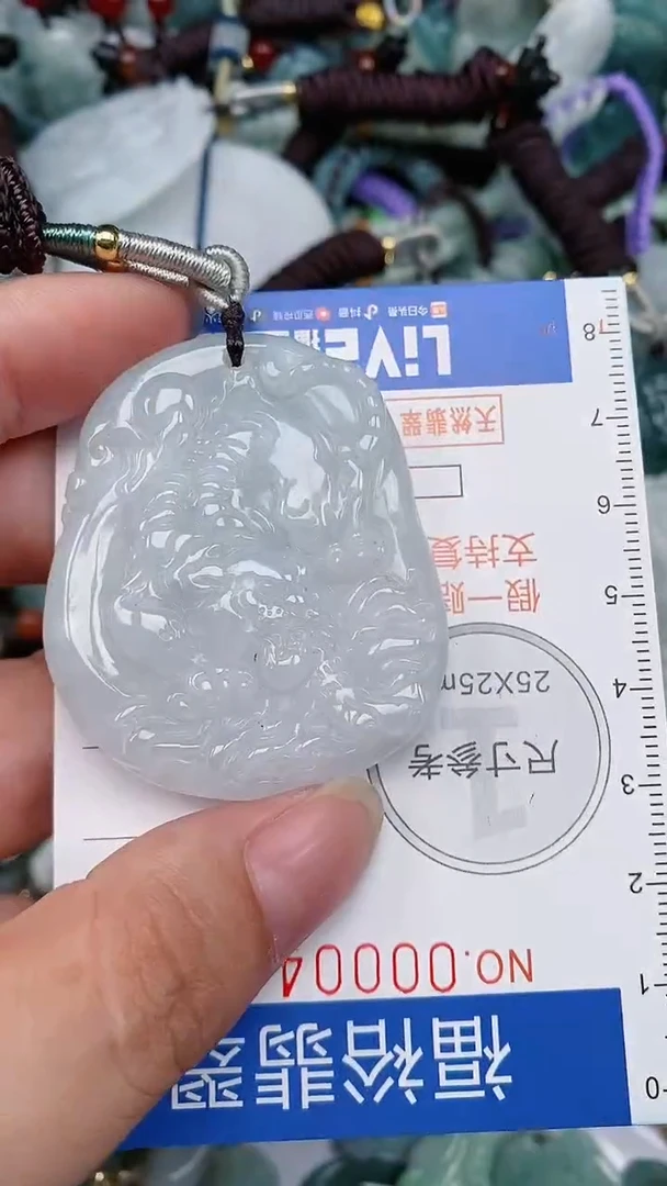 翡翠未镶嵌颈饰...0000442