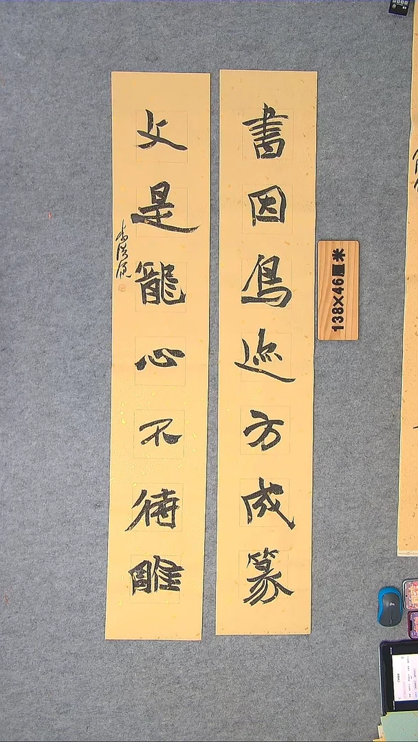 书法李老师书法作品纯手写138*46单23