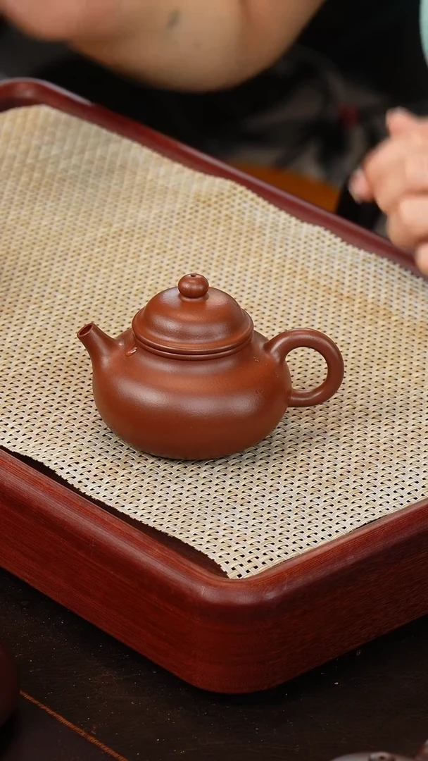 茶壶紫砂底槽清容天170cc