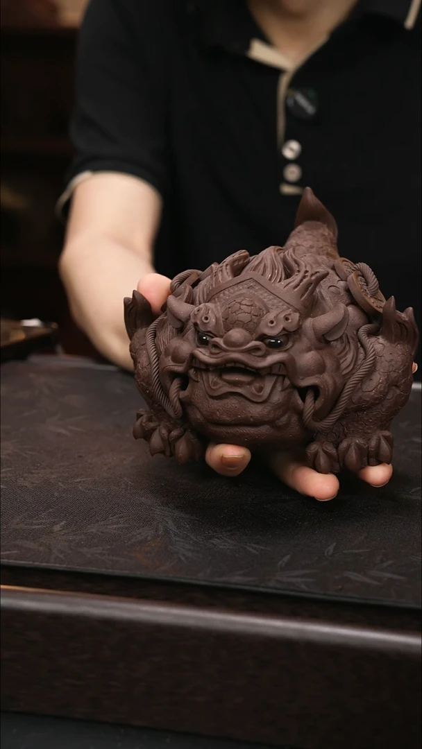 紫砂茶宠紫砂蟾王