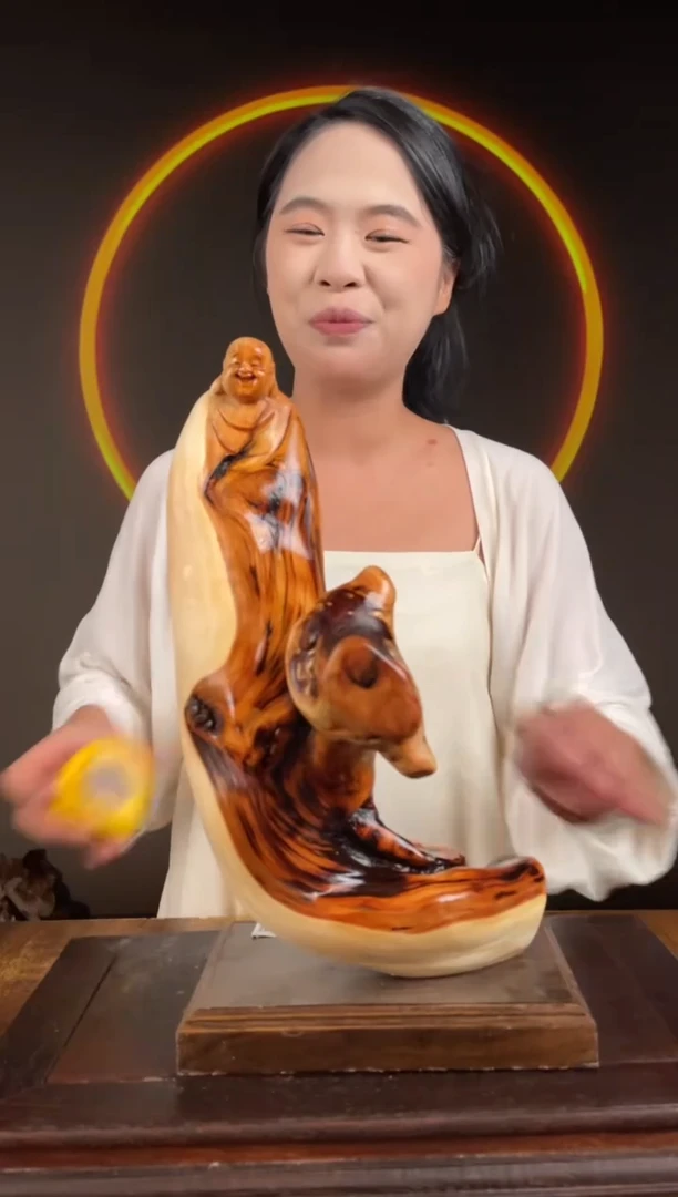 柏木（崖柏）手工摆件,先抢先得 编号:46