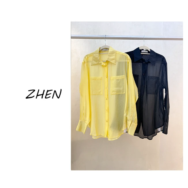 【ZHEN】25K00961 2025新款时尚气质休闲百搭短袖上衣女