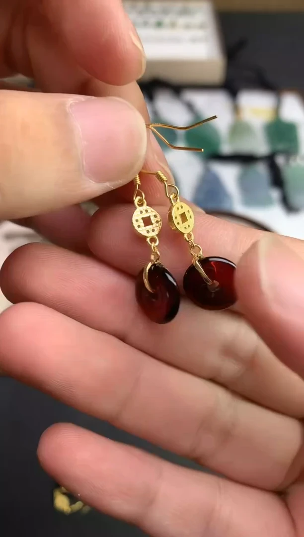 琥珀颈饰未镶嵌多样性发一25111101