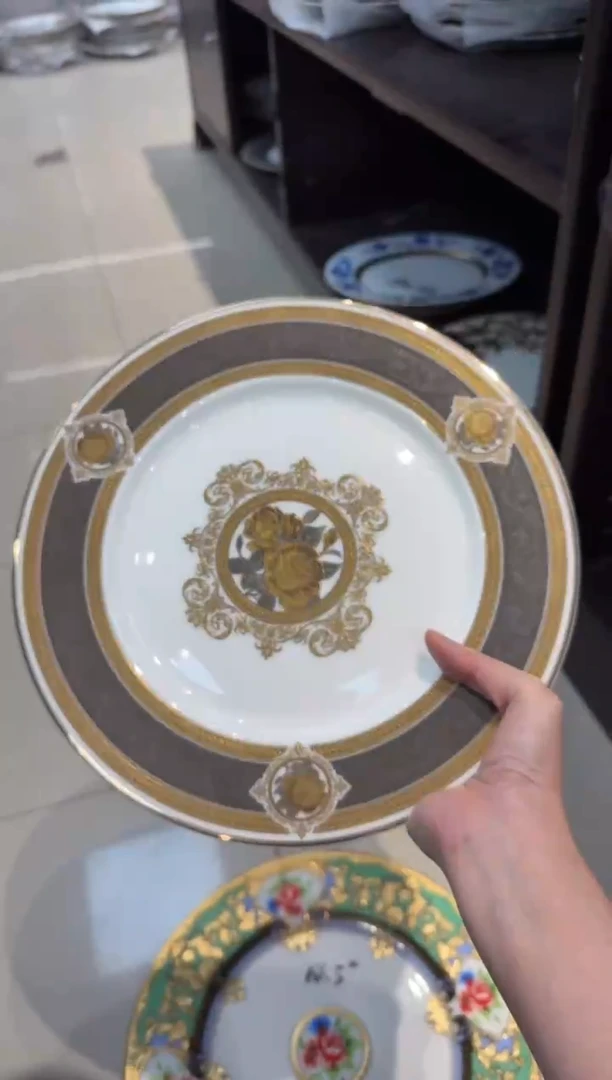 瓷片10.5英寸平盘 1个