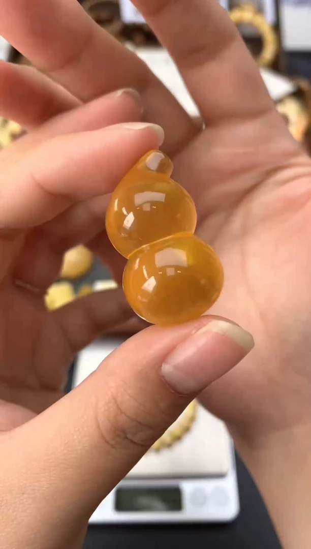 【闪购商品】琥珀珠宝奇石未镶嵌040琥珀蜜蜡 花粉