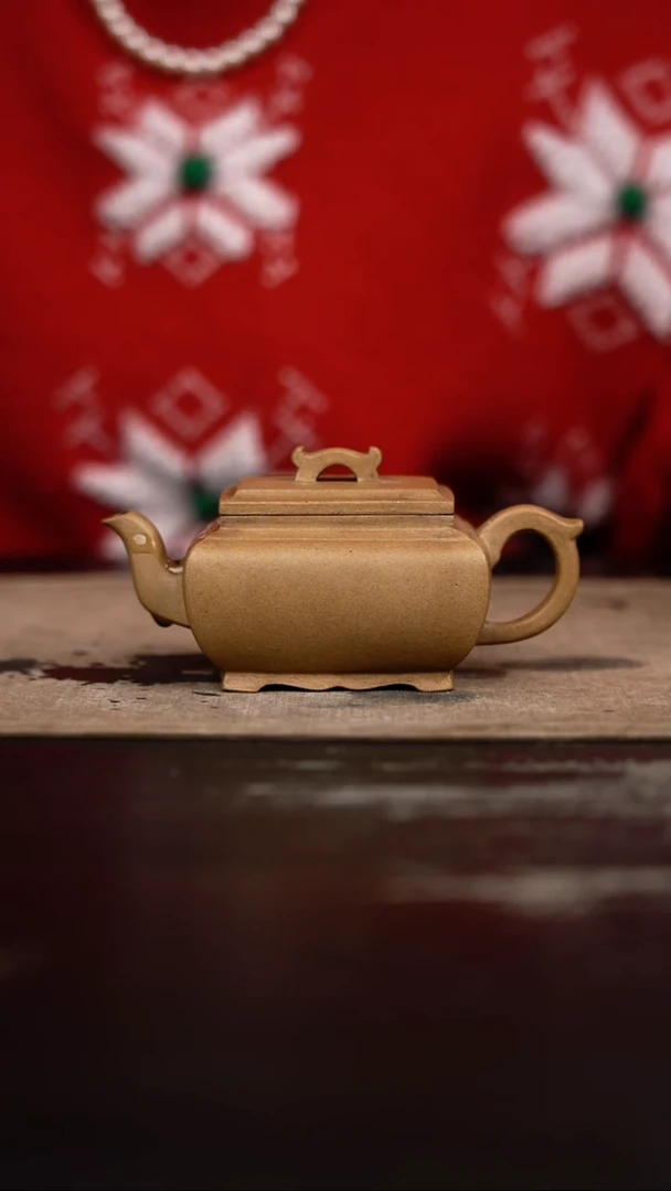 茶壶紫砂本山段泥四方桥鼎