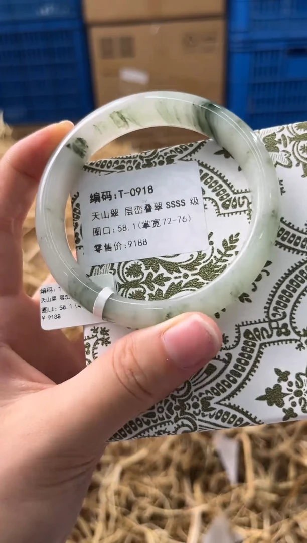 未镶嵌手镯石英质玉T-0918