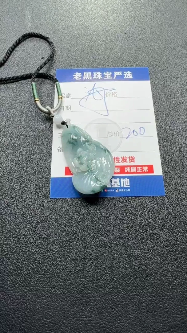 颈饰未镶嵌翡翠海翡翠