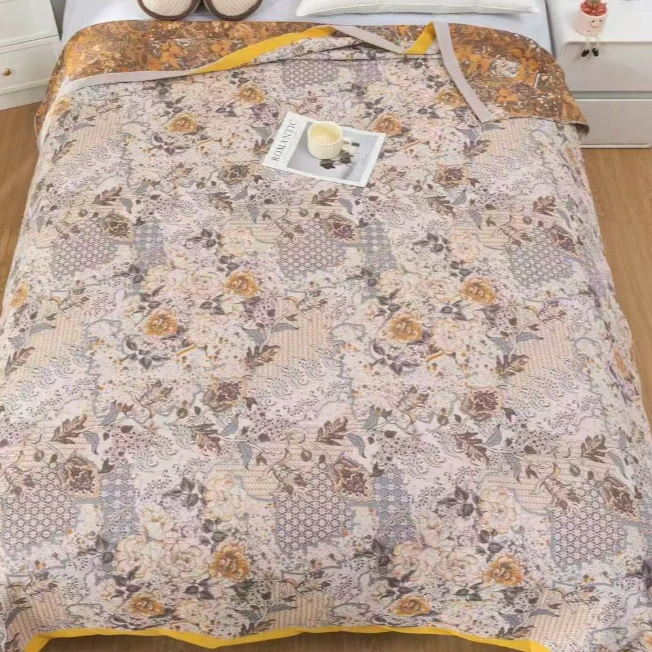 纯棉纱布盖毯--赛琳娜200*230