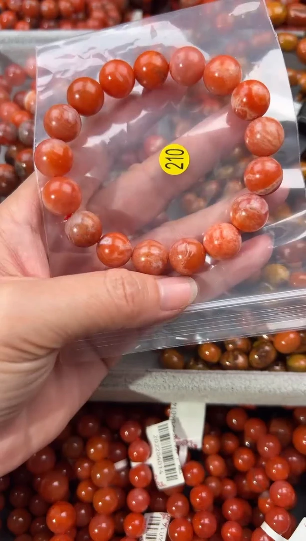 未镶嵌手串南红玛瑙12+6