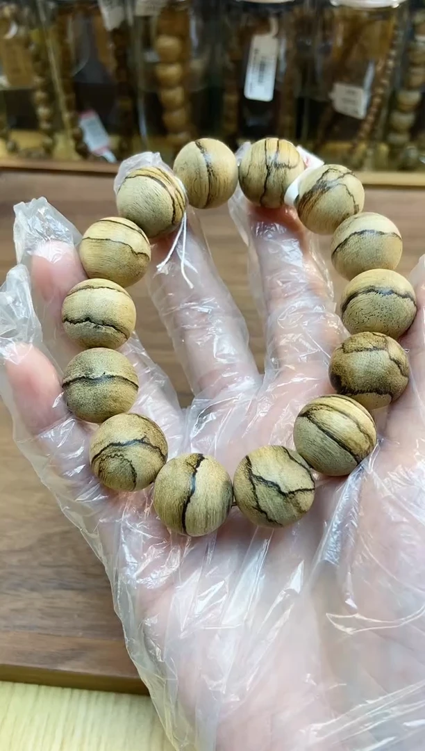 沉香手串潤**堂卓CR185正区达拉干奶王卡17mm25g+天然野单圈