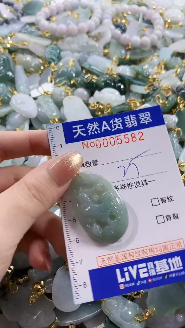 颈饰未镶嵌翡翠天然A货翡翠