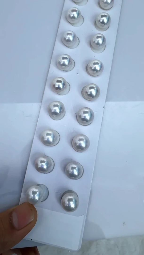 【闪购商品】淡水珍珠耳饰银S925镶嵌耳钉发其一