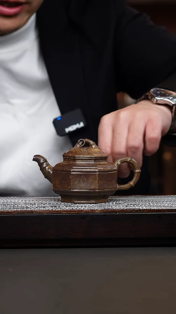 韩惠琴·柴烧八方竹节