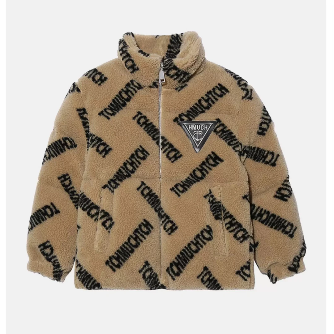 奥莱-TCH潮流字母加绒加厚毛绒时尚洋气男女童装羽绒服T69D19807K