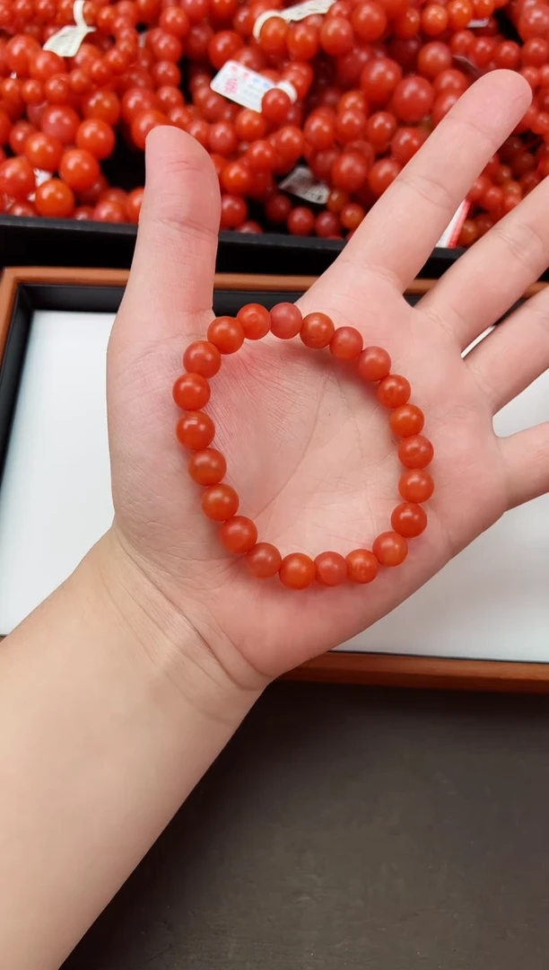 【闪购商品】南红玛瑙哑光卡5+未镶嵌保山杨柳滴水洞高品单圈