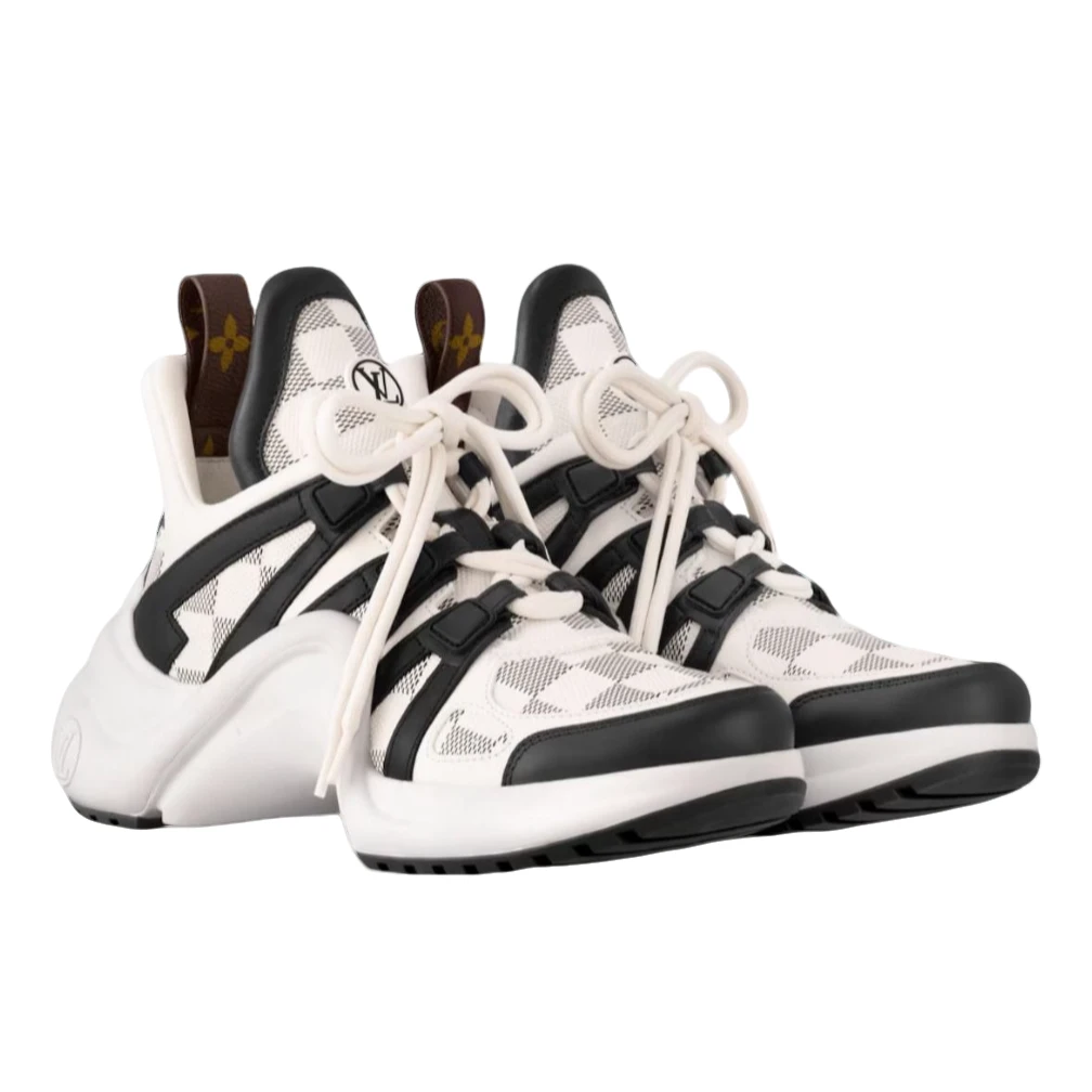 未使用 LouisVuitton/路易威登 Archlight圆头低帮老爹鞋37.5码白