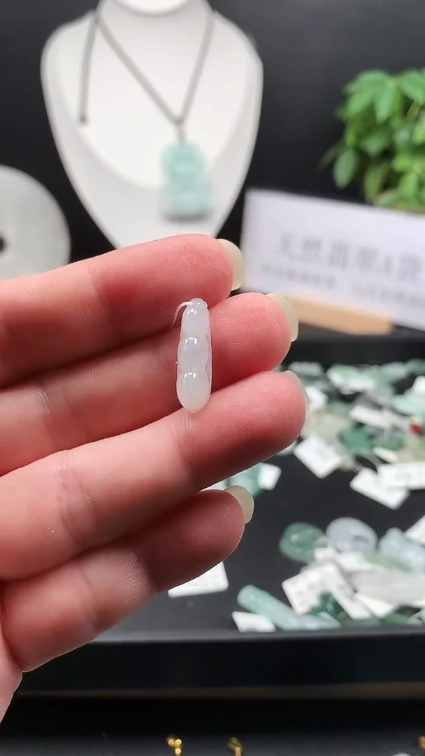 吊坠(不含链)未镶嵌翡翠61福豆
