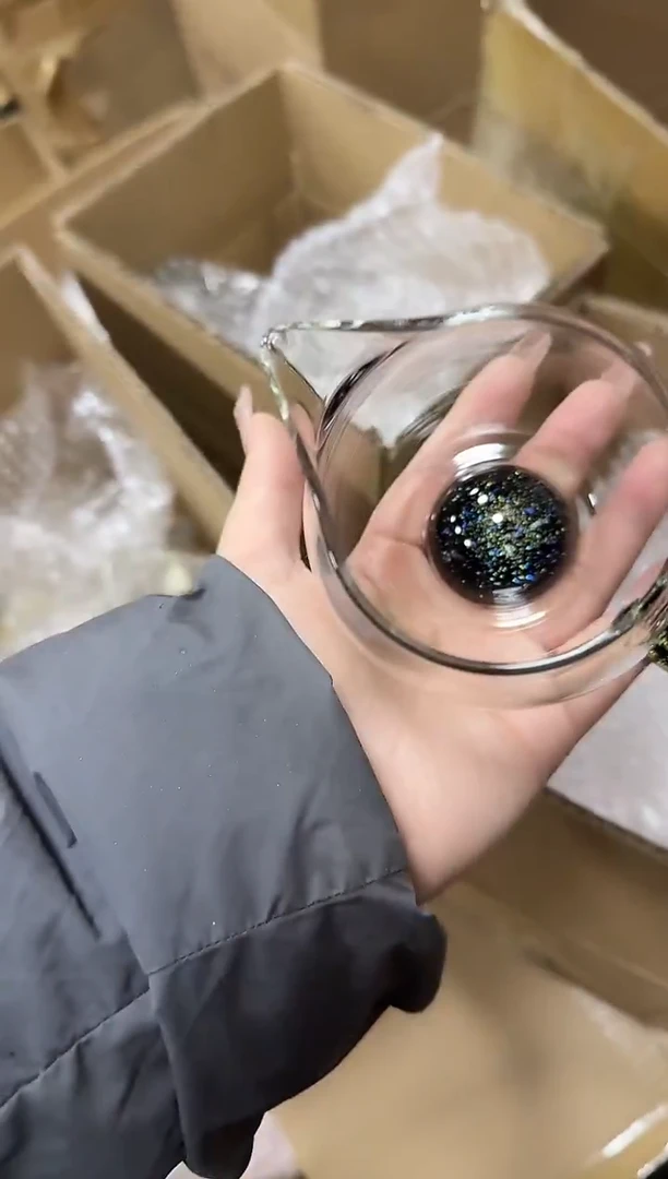黑金底珠公道杯