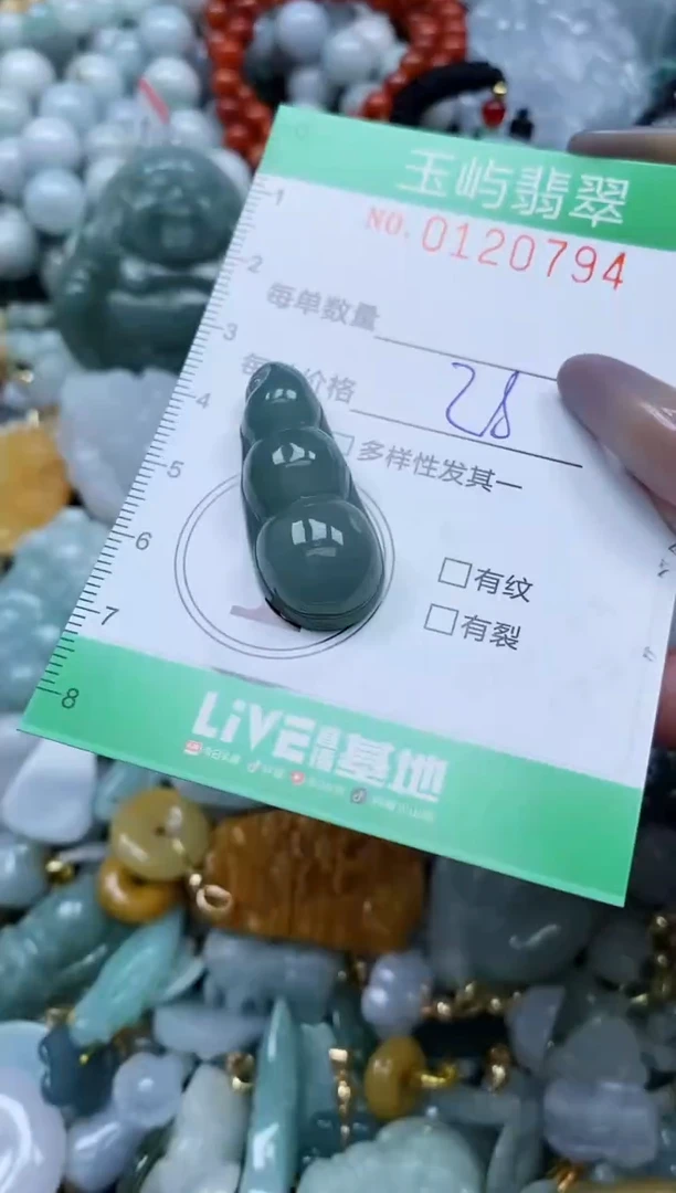 翡翠未镶嵌颈饰闪购0120794