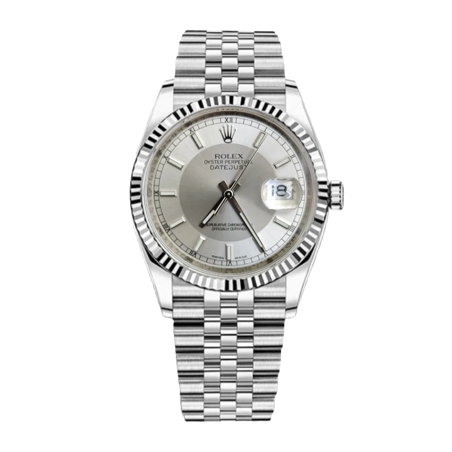 99新 Rolex/劳力士 日志系列116234/36mm/银熊猫盘/自动机械/单表