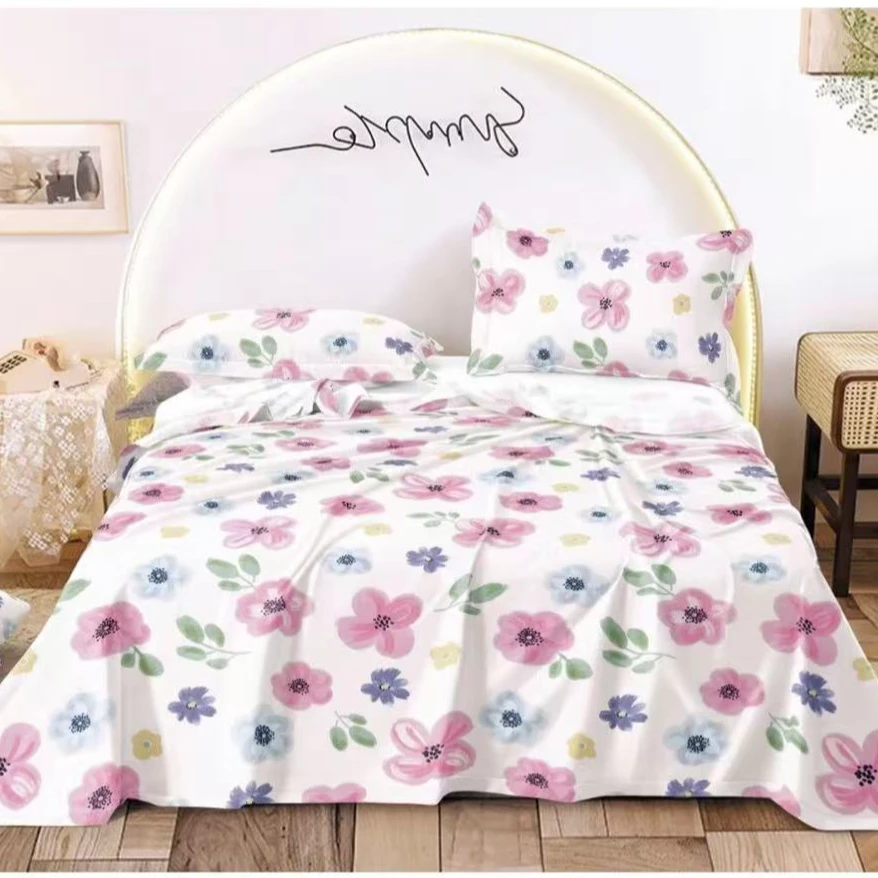 【北奈かわ会社】汉麻加大透气吸汗床单 220*245 欣欣向荣