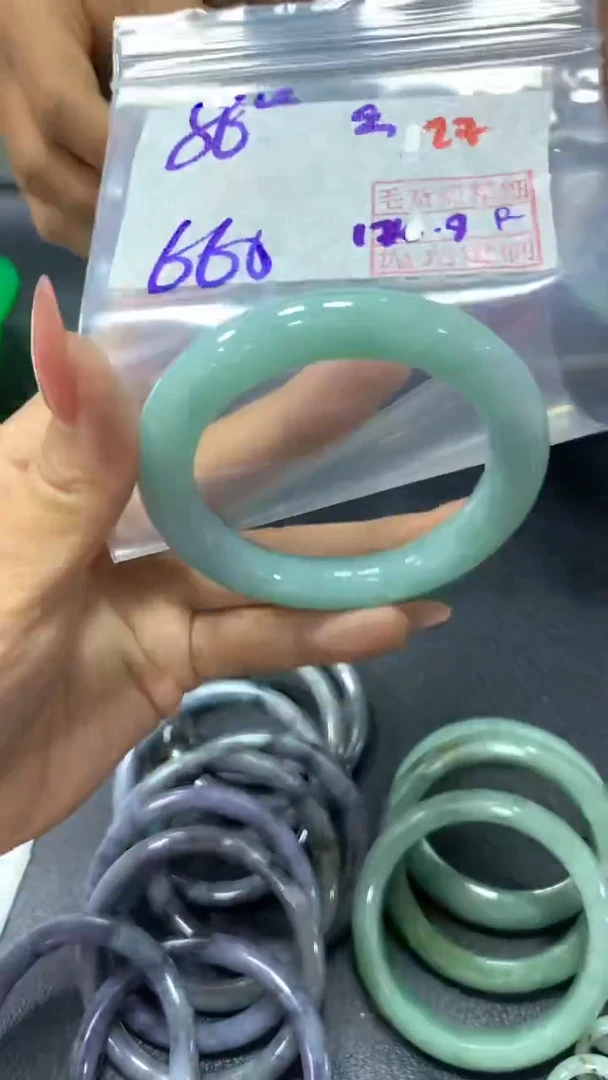 未镶嵌定制翡翠27毛货需精细抛光定制+多样性发1+660