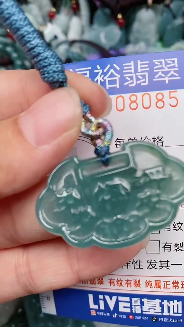 翡翠未镶嵌颈饰...0008085