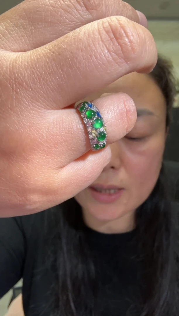 颈饰银S925镶嵌翡翠【多样性发其一】00008388