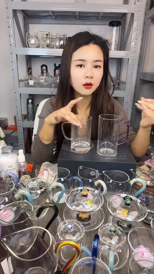 风谜   清雅杯浅紫色