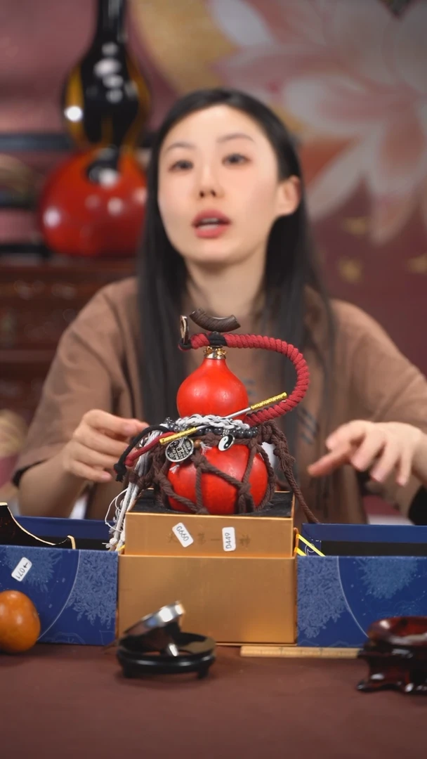 【闪购商品】045号400ml左右非遗漆器酒葫芦