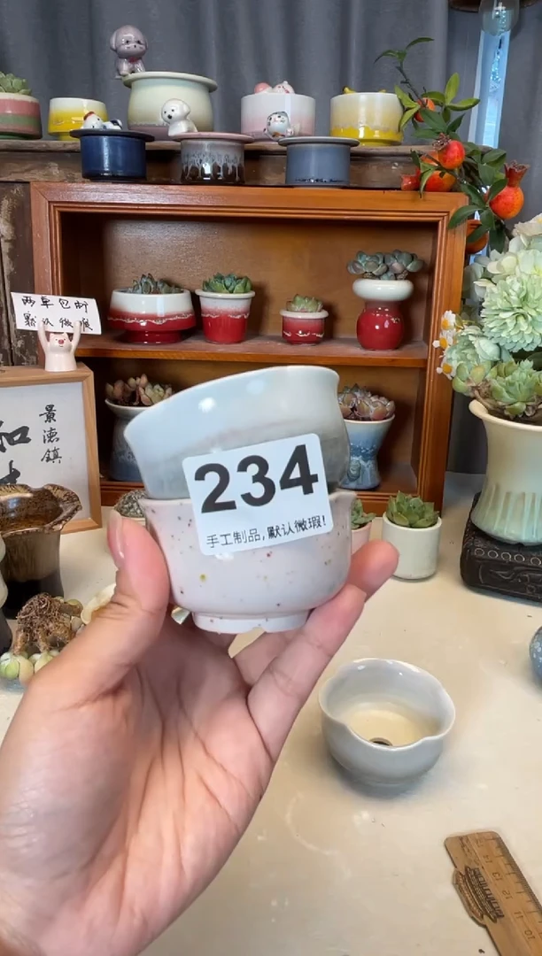 瓷片吞****吐234知木小芳花盆